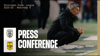 Press Conference PAOK FC Vs Aris – Live PAOK TV [upl. by Lobel818]