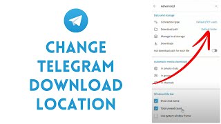 How to Change Telegram Download Location in less then 2 Minutes [upl. by Alston686]