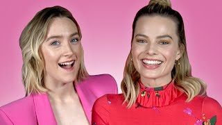 Saoirse Ronan And Margot Robbie Interview Each Other [upl. by Annadroj312]