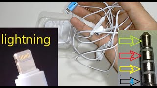 Como consertar fone Apple Iphone Lightning ou mudar plug para p2 p3 [upl. by Reeta290]