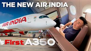 The New Air India  A350 Inaugural Flight [upl. by Bettencourt]