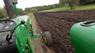 John Deere 4020 powershift plowing Spring 2021 [upl. by Chretien]