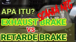 SCANIA NTG DETAIL SWITCH EXHAUST  RETARDER BRAKE [upl. by Netsruk785]