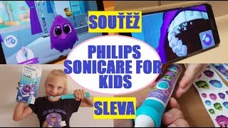 Zubní kartáček pro děti Philips Sonicare For Kids  Testování výrobků  Máma v Německu [upl. by Ahsetan]