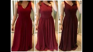 Wedding Planning  Azazie Try At Home Bridesmaid Dresses [upl. by Novla421]