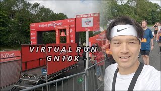 VIRTUAL RUN Great North 10k  Full Route GN10k [upl. by Innavoeg]