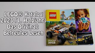 Betreutes Lesen LEGO Katalog 2023 1 Halbjahr [upl. by Tegdirb641]