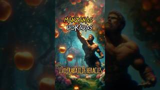 🍏ROBAR LAS MANZANAS DORADAS DE LAS HESPÉRIDES 11vo TRABAJO DE HERACLES 🦁 shorts greekmythology [upl. by Anitnoc]