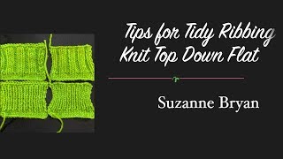 Tips for Tidy Ribbing Knit Flat [upl. by Kendry838]