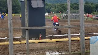 UNADILLA MX REWIND JR WINS SECOND MOTO ON 74 MAICO 400 [upl. by Sitoeht944]