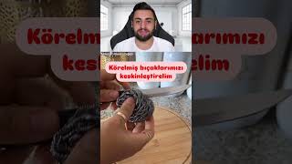 Körelen Bıcaklarınızı Hemen Keskinleştirin 😃 vıa gulsumunbloguu [upl. by Ahsilam292]