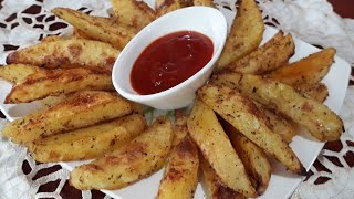 Recette potatoes au four facile a faireبطاطس مقرمشة في الفرن كوجبة سريعة [upl. by Renraw]