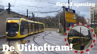 De UITHOFLIJN is de nieuwste tramlijn van NEDERLAND  Opening Uithoflijn Utrecht  UOV [upl. by Olia]