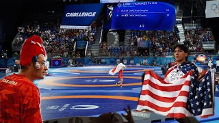 Dake Vs Takatani  Best wrestling match of Paris Olympics [upl. by Puklich103]