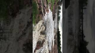 Minnehaha Falls at Falls Park after 6 inches of Rain [upl. by Xenos]