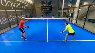 PADEL UPPSALA sparring match 1610 2020 [upl. by Maurey797]