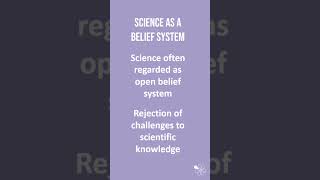 Science as a Belief System  60 Second Sociology Beliefs in Society [upl. by Airot]