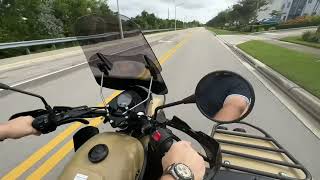 2023 Ural Gear Up Sahara driving video [upl. by Laikeze]