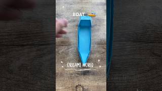 PAPER BOAT EASY ORIGAMI WORLD TUTORIAL  DIY ORIGAMI BOAT PAPER CRAFT  PAPER YACHT FOLDING [upl. by Freya]