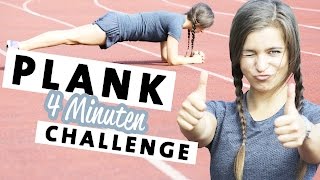 Plank Challenge Bauch Workout  Starker Straffer Bauch in nur 4 Minuten plank4change [upl. by Manus89]