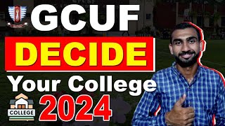 Decide Your College in 2024 GCUF Affiliated Colleges [upl. by Dag]