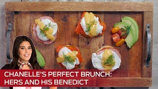 Chanelles Perfect Brunch Recipe Hers and His Eggs Benedict MasterChef Canada S6 [upl. by Warwick316]