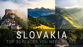 THIS IS SLOVAKIA  TOP 30 places you must see [upl. by Naerol110]