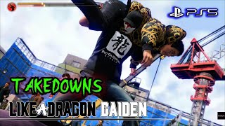 Like A Dragon Gaiden  Takedowns amp Finisher  Finishing Moves  Heat Actions 9 [upl. by Forster]