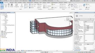 12 HOW TO MODEL CORNER MULLION IN REVIT [upl. by Burrton]