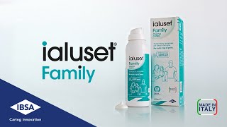 IBSA IALUSET FAMILY CREMA CORPO TRATTAMENTO UNIVERSALE PER TUTTA LA FAMIGLIA [upl. by Aicil]