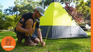 Oztent Malamoo Teepee 6 Tent  How to setup amp pack away [upl. by Steele279]