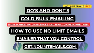 Dos and Donts Of Cold Bulk Emailing [upl. by Anirat]