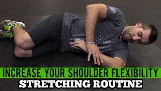 Increase Your Shoulder Flexibility  Stretching Routine [upl. by Lehcer]