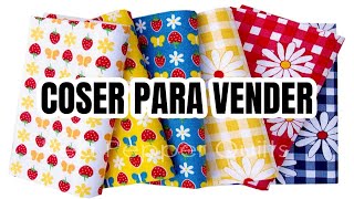 COSER PARA VENDER  3 MANUALIDADES FÁCILES DE COSTURA CON RETAZOS DE TELA [upl. by Ydnarb]