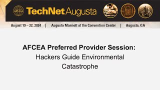 AFCEA Preferred Provider Session Hackers Guide Environmental Catastrophe [upl. by Brandwein]