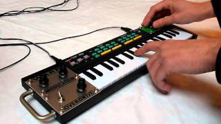 RC CIRCUIT BENT EK001 ANALOGUE SYNTHKEYBOARD [upl. by Eelidnarb963]