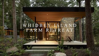 Whidbey Island Farm Retreat  Modern Family Farm House Design in Washington [upl. by Enaillil]