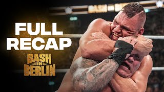 Full WWE Bash in Berlin 2024 highlights [upl. by Bax]