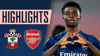 HIGHLIGHTS  Southampton vs Arsenal 13  Pepe Saka amp Lacazette fire us to victory [upl. by Nohsar]