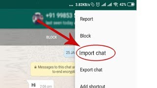 HOW TO IMPORT AND EXPORT WHATS APP CHAT IN 2019 Purna rao raparthi [upl. by Bickart465]