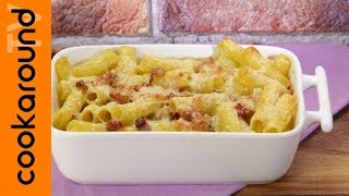 Maccheroni gratinati con pancetta e scamorza [upl. by Annice]