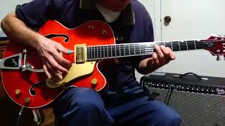 TV Jones Supertron Pickups by David Gibson  Chet Atkins Style [upl. by Nlycaj]