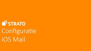 Configuratie van iOS Mail  STRATO Tutorial [upl. by Liartnod]