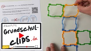 Klasse 2 3 4 Mathe  Geometrie  Würfelnetze überprüfen [upl. by Krm]