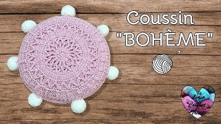 😍 COUSSIN BOHO TUTO CROCHET  EASY CROCHET crochet вязаниекрючком knitting вязание Cojin crochet [upl. by Derfniw995]