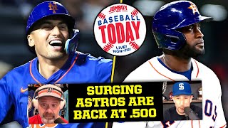 The Astros are back in the playoff mix  Baseball Today [upl. by Acirahs]