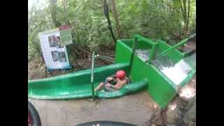 Water Slide Buena Vista Lodge Guanacaste Costa Rica [upl. by Anes]