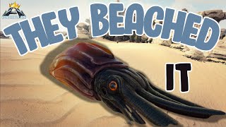 ALPHA TUSO BEACHED Crystal Isles Ark Survival Series 1  Ep 5 [upl. by Ecyaj]