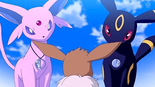 Eevee meet Espeon and Umbreon「AMV」 Howling  Pokemon Journeys Episode 79 [upl. by Alag]