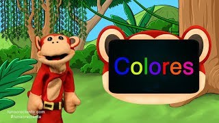 Los Colores en Inglés con El Mono Sílabo  Aprende Inglés para Niños [upl. by Enrobialc440]